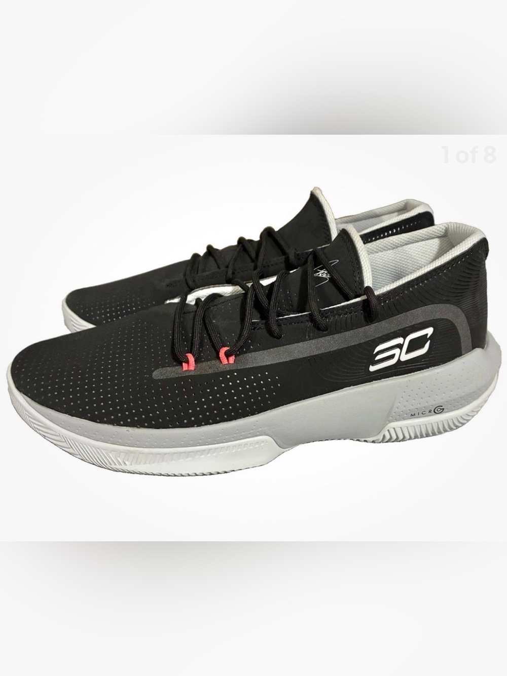 Under Armour Men’s Size 11.5 STEPH CURRY SC3ZERO III Basketball Sneakers